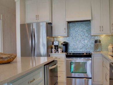 Stainless Steel Appliances in Kitchen